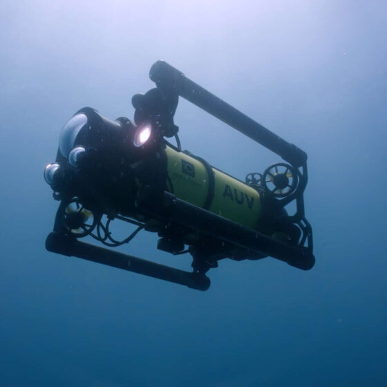 Boxfish AUV side view